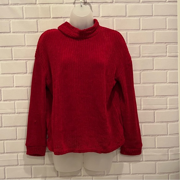 THYME + HONEY women red sweater / size S - Picture 1 of 10
